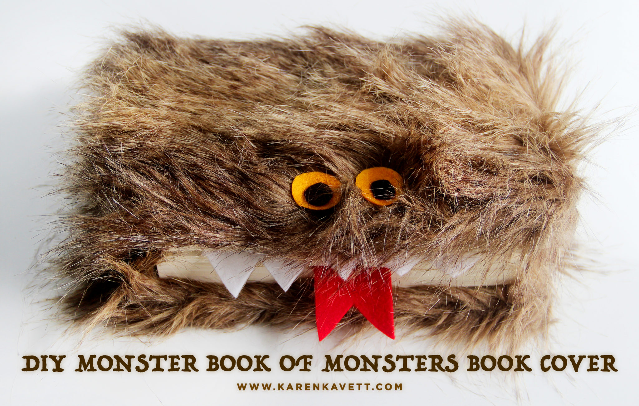 DIY Monster Book of Monsters Book Cover & The Project for Awesome 2015