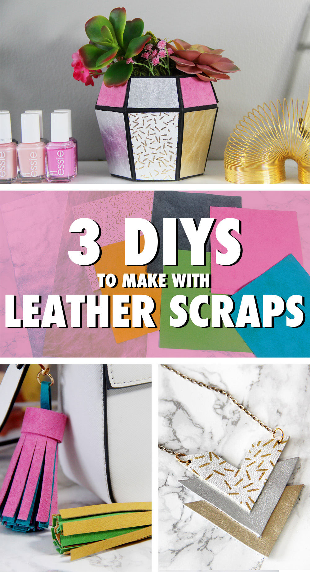 3 DIYs to Make Using Leather Scraps - Karen Kavett