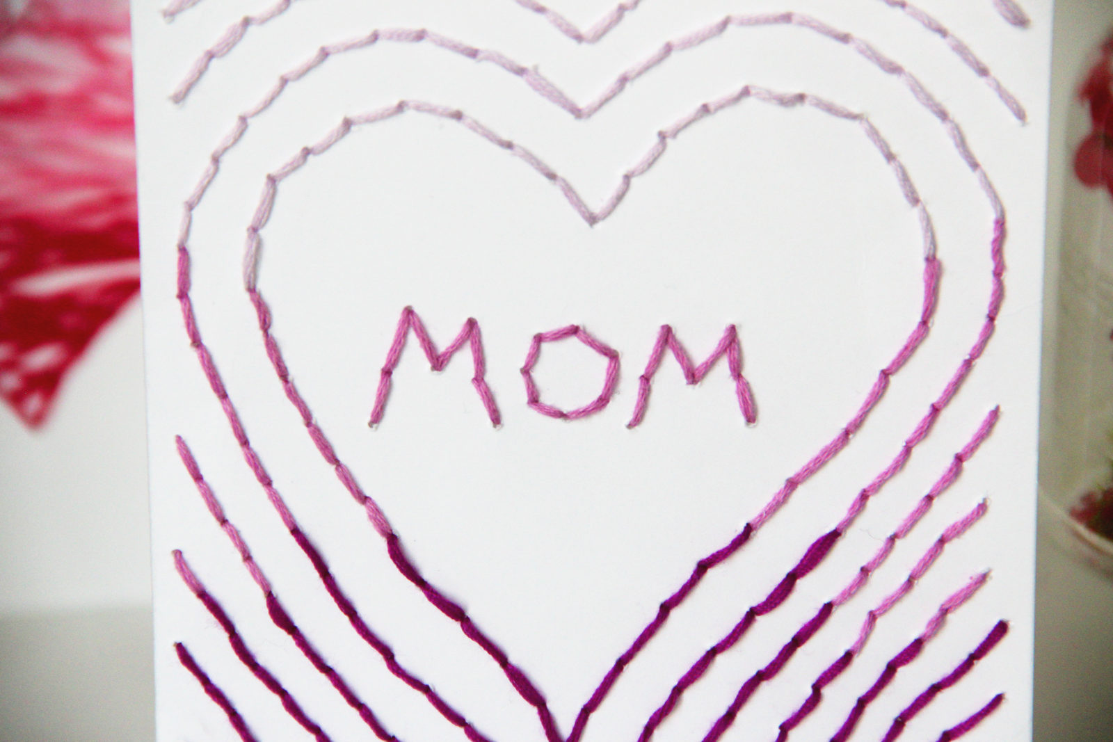 Diy Embroidered Mothers Day Cards Karen Kavett