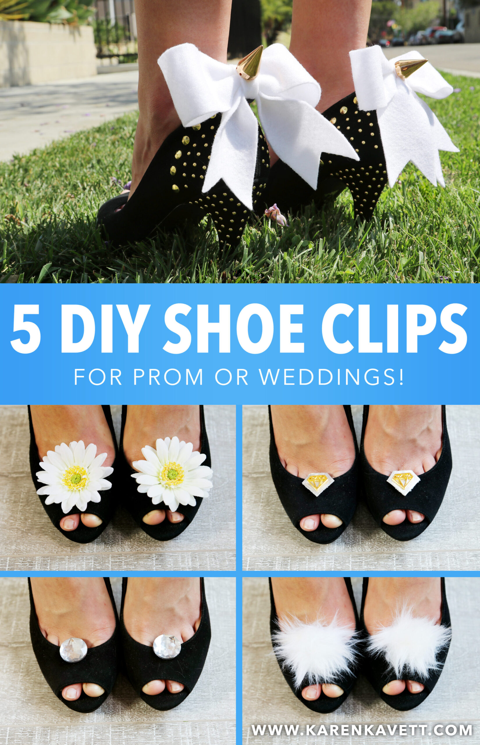 DIY Tutorial: How to Make Fabric Flower Shoe Clips  Capitol Romance ~  Practical & Local DC Area Weddings