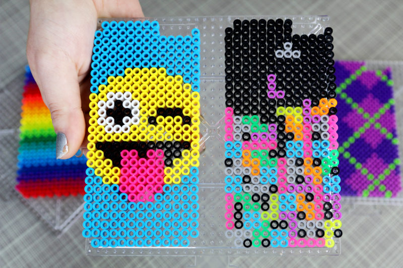 DIY Perler Bead Phone Cases - Karen Kavett