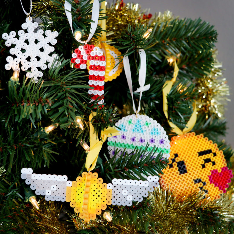 Diy Perler Bead Christmas Ornaments Karen Kavett 1141