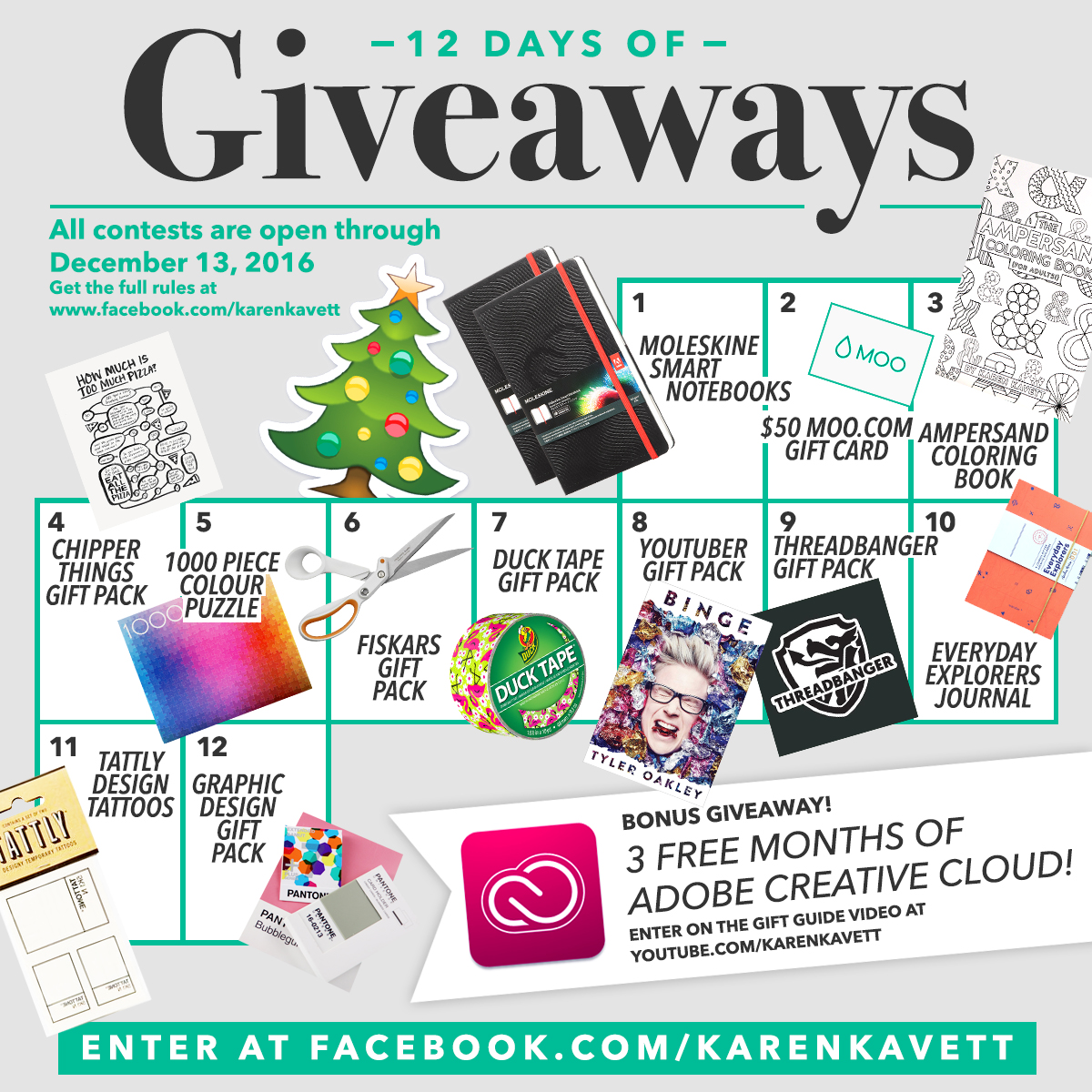 Ducks Christmas Giveway 2022 Christmas Gift Guide 2016 + 12 Days Of Giveaways - Karen Kavett