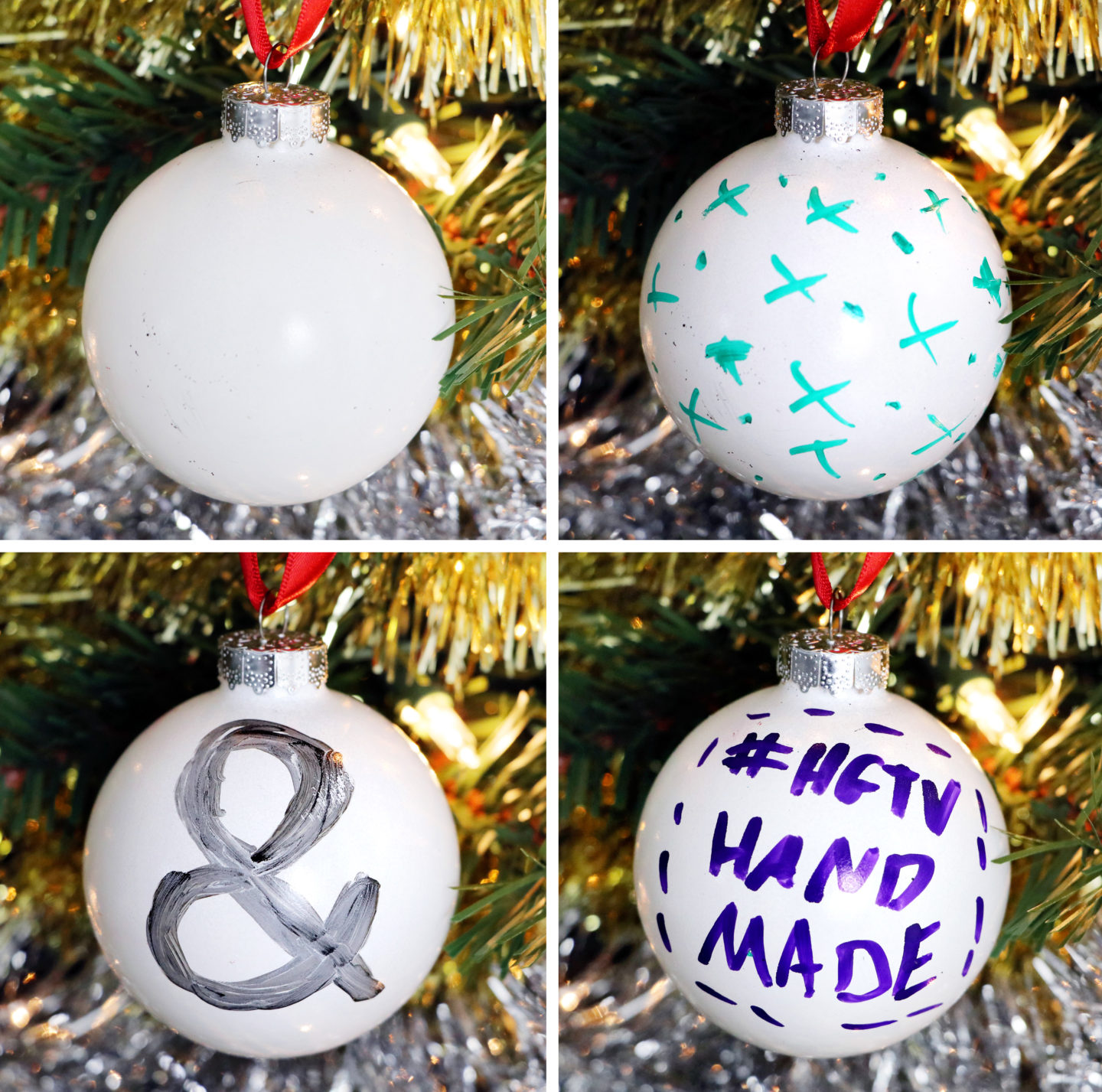 DIY Dry Erase Christmas Ornaments ~ Christmas 2016 - Karen Kavett