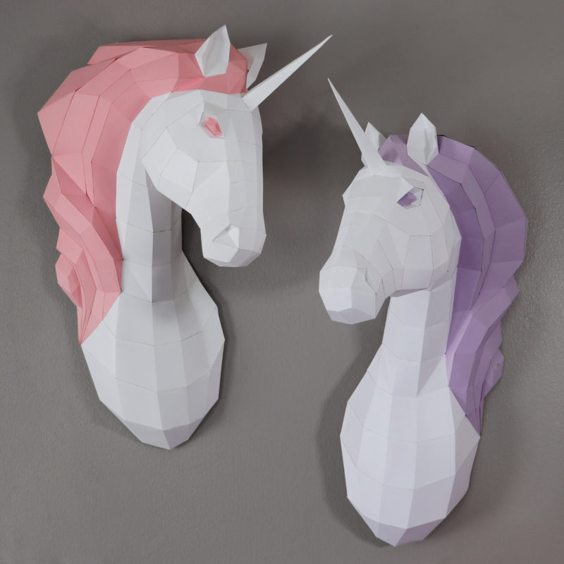 DIY Papercraft Unicorn with Oxygami - Karen Kavett