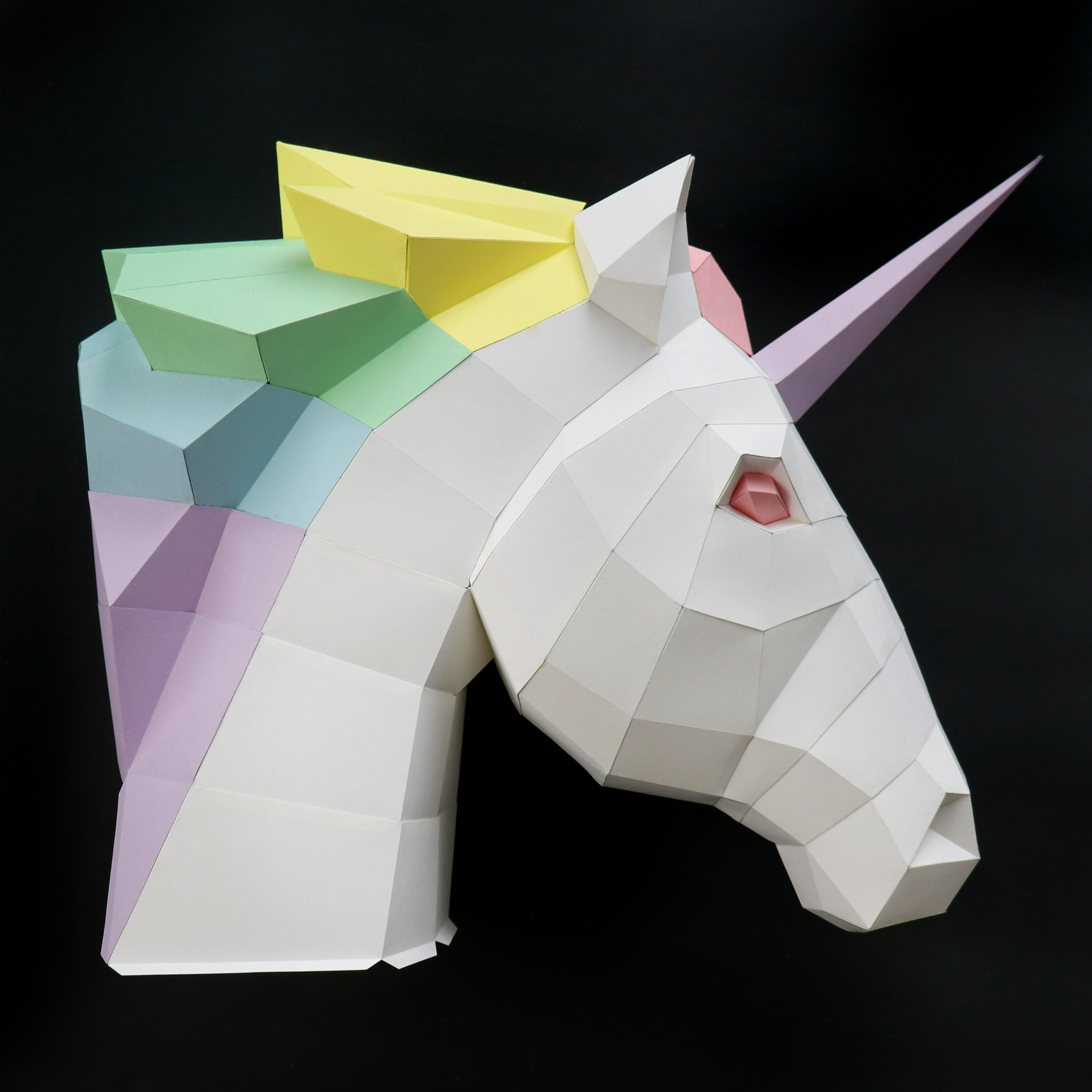 Diy Papercraft Unicorn With Oxygami Karen Kavett