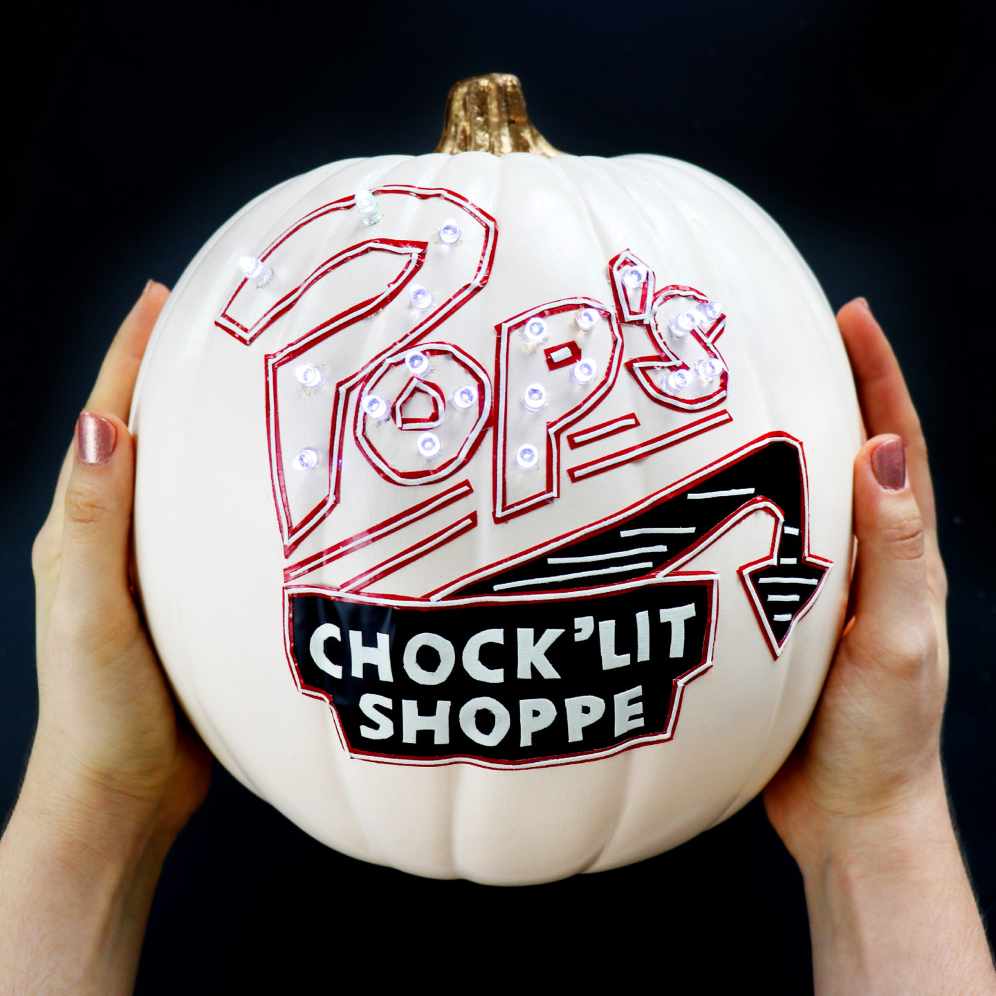 DIY Riverdale Pumpkins for Halloween - Karen Kavett