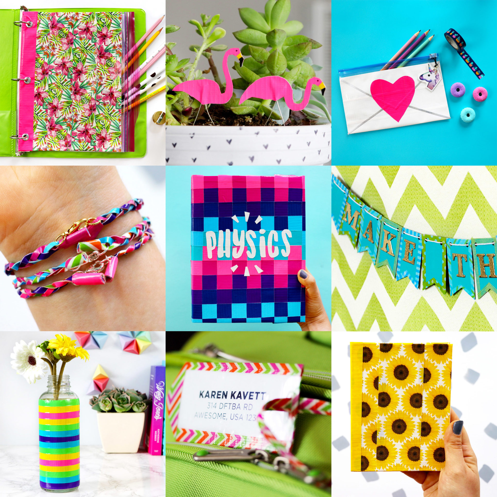 9 Fun and Easy Duct Tape Crafts