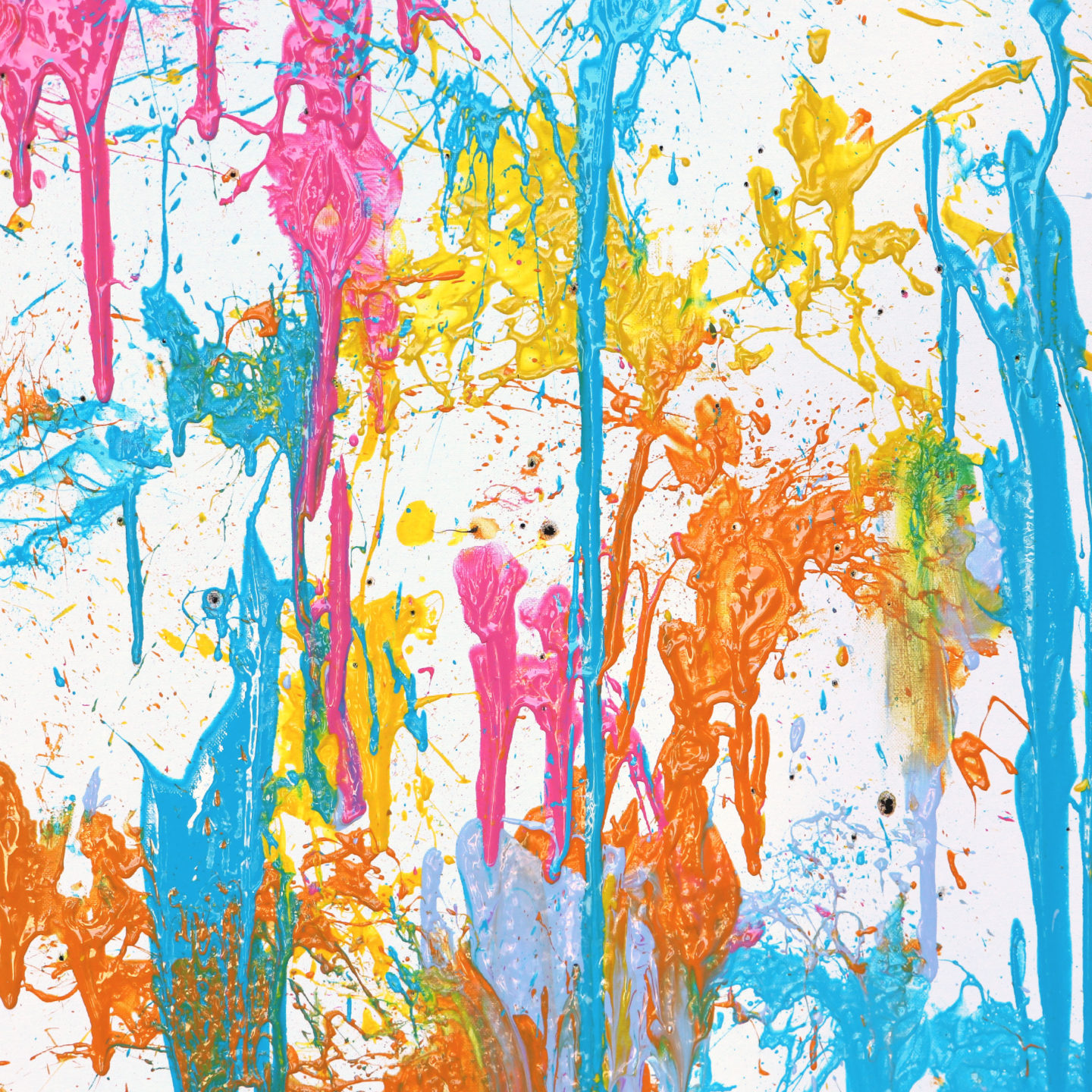 DIY Balloon Splatter Painting - Karen Kavett