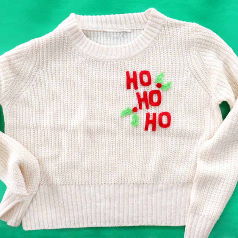 5 DIY Temporary Christmas Sweaters - Karen Kavett