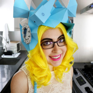 DIY Lady Gaga Telephone Costume - Karen Kavett